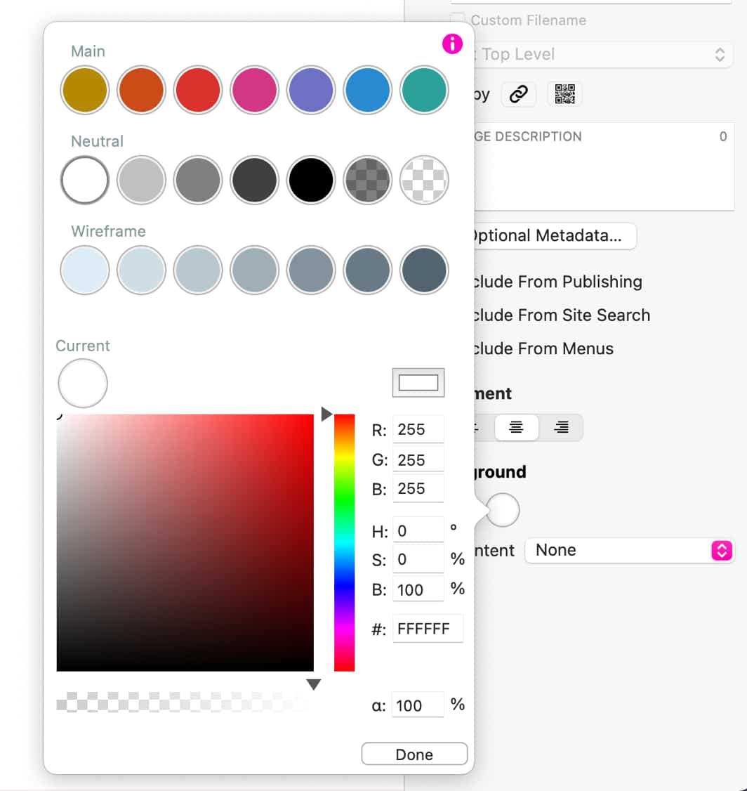 Extended Sparkle color picker