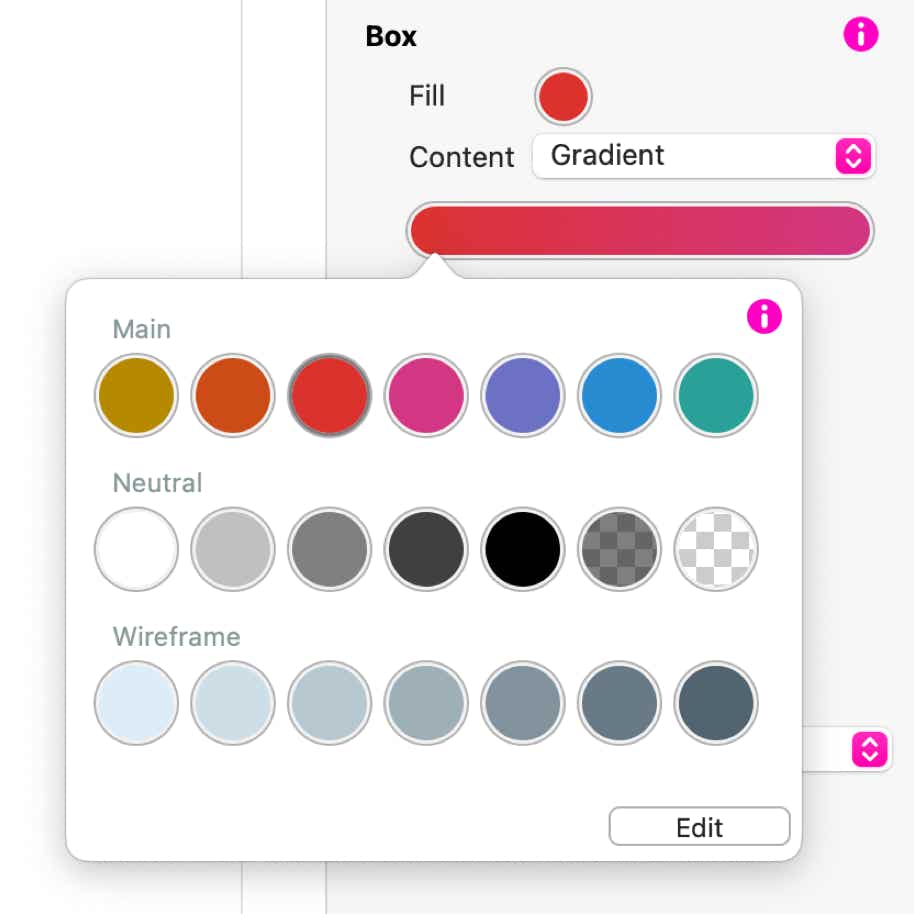 The Sparkle color picker for gradients